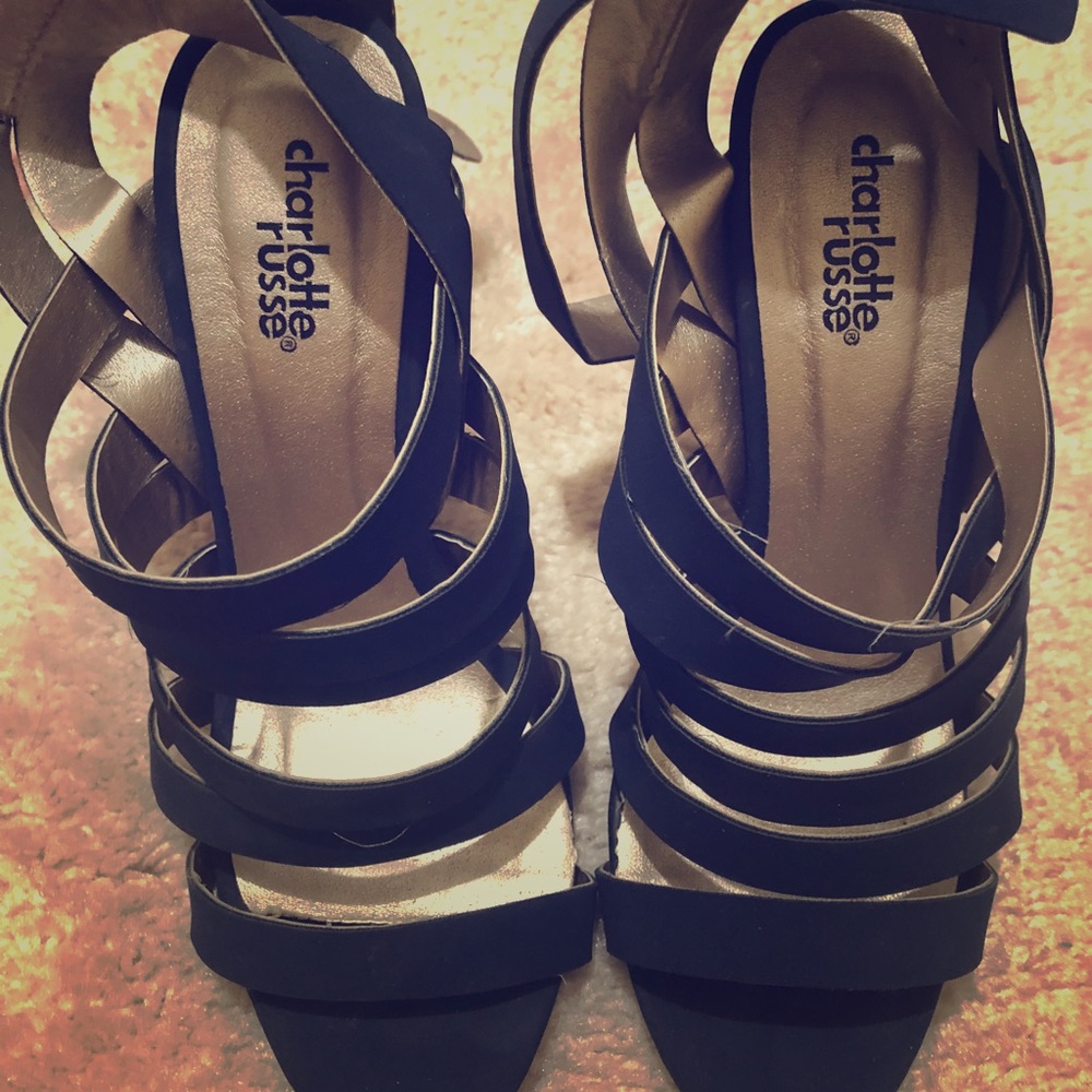 Dark blue Heels